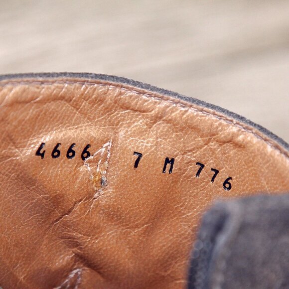 $ 1095 Neiman Marcus GRAVATI Women's 7 M Boot 4666 Grey Suede * add $15 Trees - Picture 7 of 15